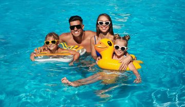 Enjoy your pool, it takes care of everything
